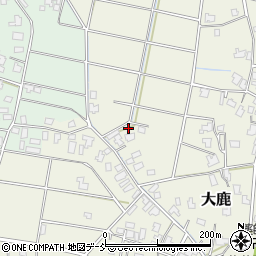 新潟県新潟市秋葉区大鹿546周辺の地図