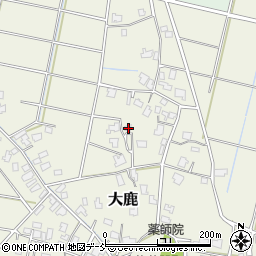 新潟県新潟市秋葉区大鹿430周辺の地図
