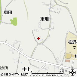 福島県伊達市保原町所沢東畑45周辺の地図