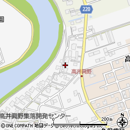 新潟県新潟市南区高井興野417-1周辺の地図