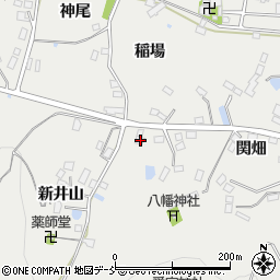 福島県伊達市保原町所沢新井山63周辺の地図