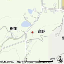 福島県伊達市保原町大柳高野7周辺の地図