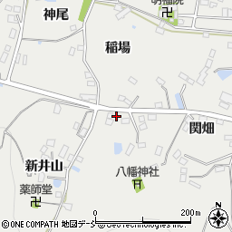 福島県伊達市保原町所沢新井山64-1周辺の地図