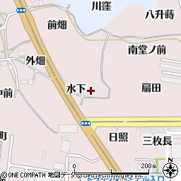 福島県福島市飯坂町平野水下3周辺の地図
