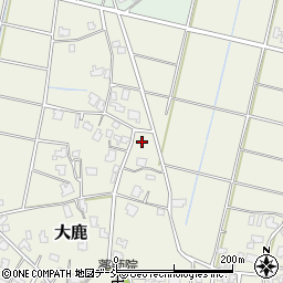 新潟県新潟市秋葉区大鹿1198周辺の地図
