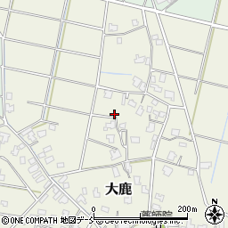 新潟県新潟市秋葉区大鹿1093周辺の地図