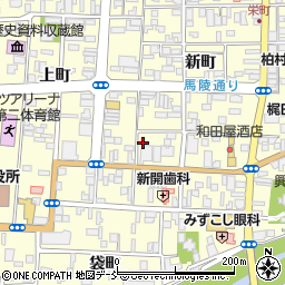 福島県相馬市中村新町213周辺の地図