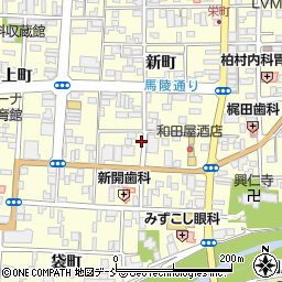 福島県相馬市中村新町217周辺の地図