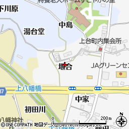 福島県福島市鎌田堰合20周辺の地図