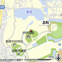 相馬中村神社周辺の地図