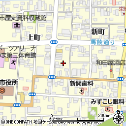 福島県相馬市中村新町212周辺の地図