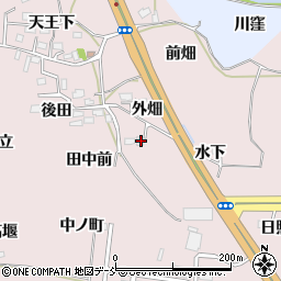 福島県福島市飯坂町平野水下11-1周辺の地図