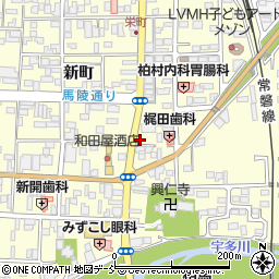 福島県相馬市中村新町183周辺の地図