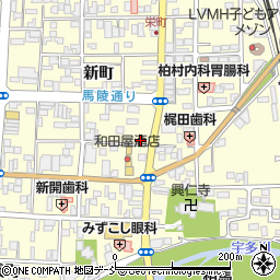 福島県相馬市中村新町192周辺の地図