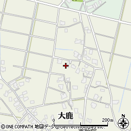 新潟県新潟市秋葉区大鹿414周辺の地図