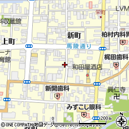 福島県相馬市中村新町199周辺の地図