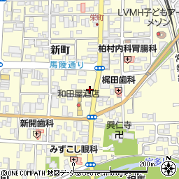 福島県相馬市中村新町184周辺の地図