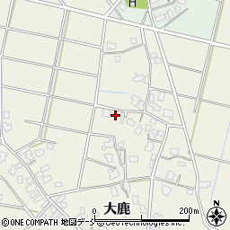 新潟県新潟市秋葉区大鹿1090周辺の地図