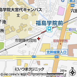 まいどおおきに食堂福島鎌田食堂周辺の地図