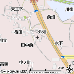 福島県福島市飯坂町平野水下12周辺の地図
