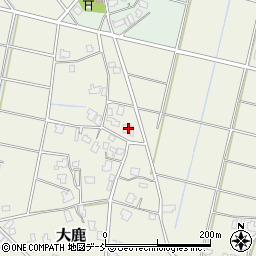 新潟県新潟市秋葉区大鹿424周辺の地図