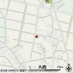 新潟県新潟市秋葉区大鹿410周辺の地図