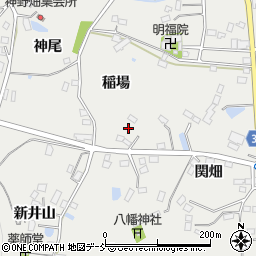 福島県伊達市保原町所沢（稲場）周辺の地図