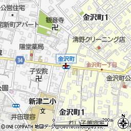 金沢町周辺の地図