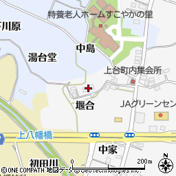 福島県福島市鎌田堰合28周辺の地図