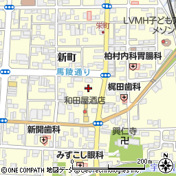 福島県相馬市中村新町191周辺の地図