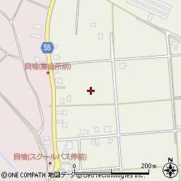 新潟県阿賀野市貝喰周辺の地図