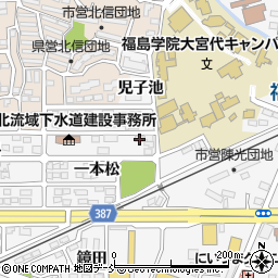 福島県福島市鎌田一本松49周辺の地図