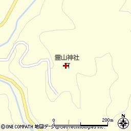 霊山神社周辺の地図