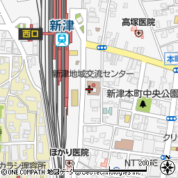 新潟市秋葉区新津行政サービスコーナー周辺の地図