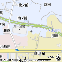 福島県福島市沖高中川原周辺の地図