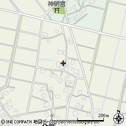 新潟県新潟市秋葉区大鹿406周辺の地図