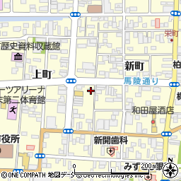 福島県相馬市中村新町209周辺の地図