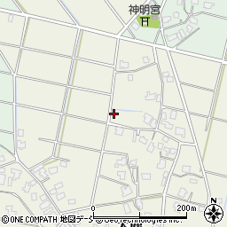 新潟県新潟市秋葉区大鹿1088周辺の地図