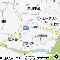 福島県福島市瀬上町（西上新田）周辺の地図
