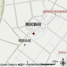 新潟県阿賀野市熊居新田597周辺の地図
