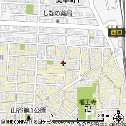 新潟県新潟市秋葉区山谷町2丁目1-6周辺の地図