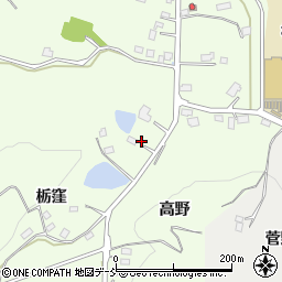 福島県伊達市保原町大柳栃窪78周辺の地図