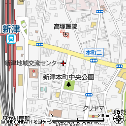 明治安田生命　新津営業所周辺の地図