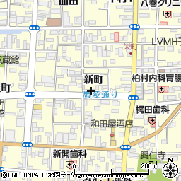 福島県相馬市中村新町92周辺の地図