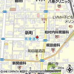 福島県相馬市中村新町122周辺の地図