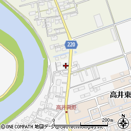 新潟県新潟市南区高井興野456周辺の地図