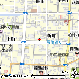 福島県相馬市中村新町117周辺の地図