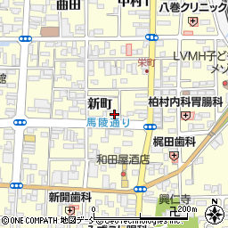 福島県相馬市中村新町120-1周辺の地図