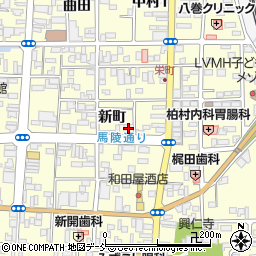 福島県相馬市中村新町120-1周辺の地図