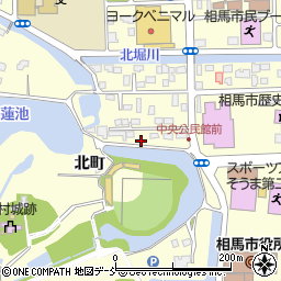 福島県相馬市中村北町86-20周辺の地図